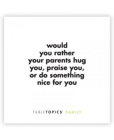 Family - 135 Conversation Starter Cards for Family Game Night Family Mealtime Building Parent-child Relationships and Family ...