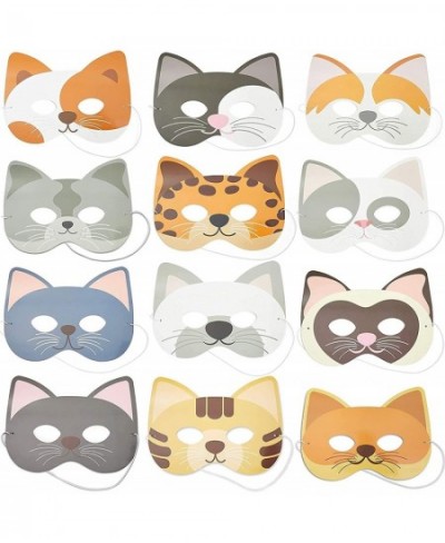 Cat Masks for Kids Kitten Party (Paper 24 Pack) $16.57 - Kids' Dress-Up Accessories