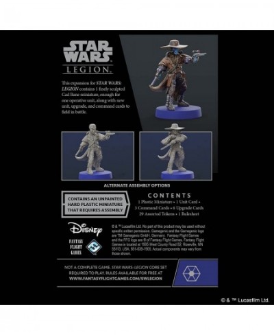 Star Wars Legion Cad Bane Expansion | Two Player Battle Game | Miniatures Game | Strategy Game for Adults and Teens | Ages 14...