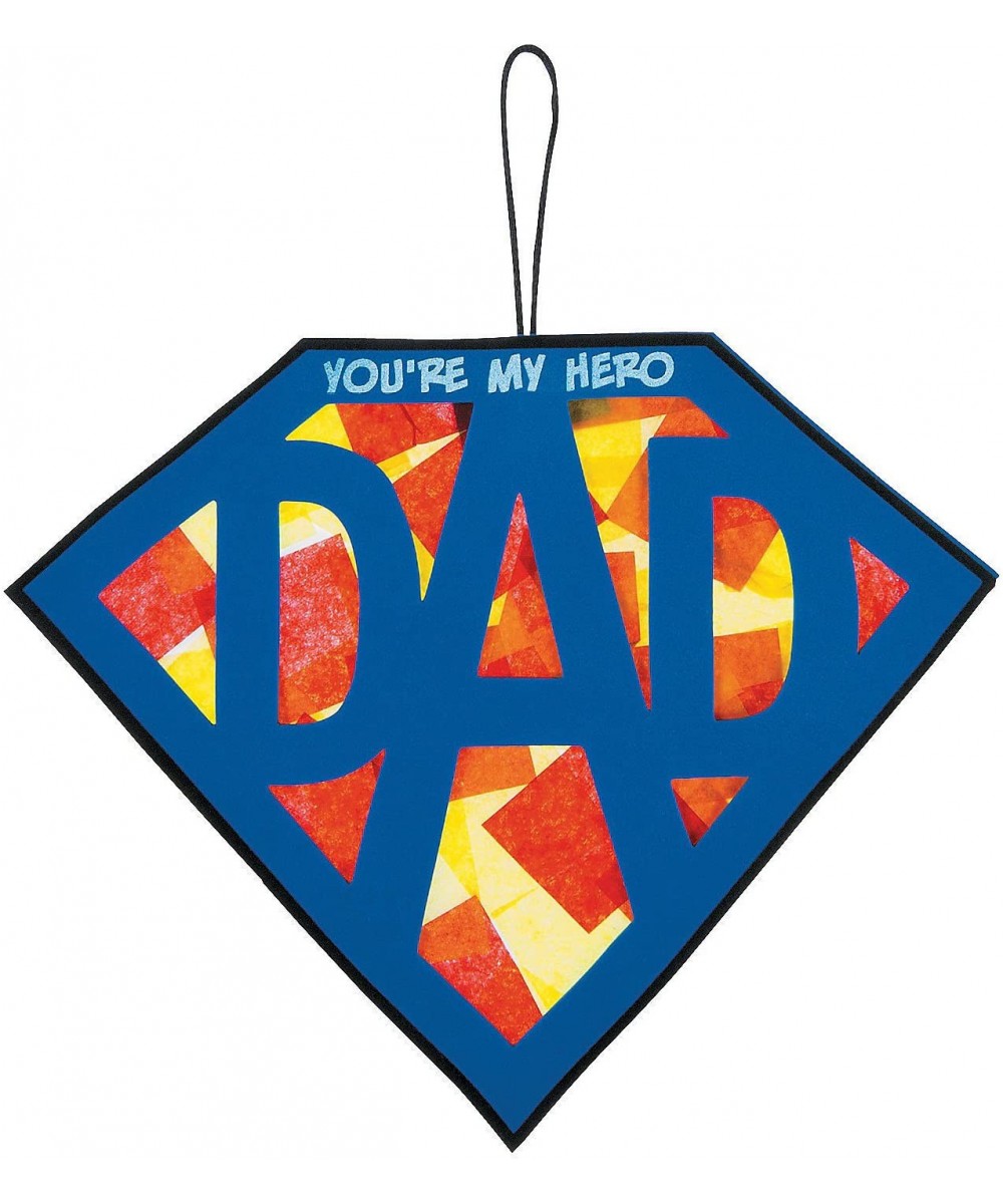 Tissue Acetate Super Dad Sign Craft Kit - 12 - Crafts for Kids and Fun Home Activities $33.67 - Kids' Drawing & Writing Boards