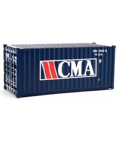 HO Scale Model of CMA (Blue White Red) 20' Corrugated Container $16.78 - Toy Vehicle Playsets