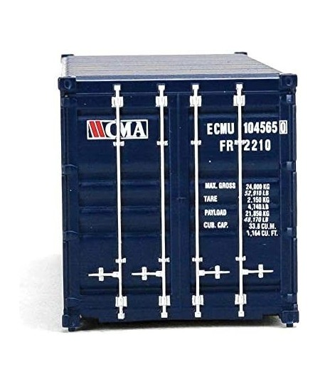 HO Scale Model of CMA (Blue White Red) 20' Corrugated Container $16.78 - Toy Vehicle Playsets