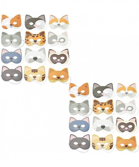 Cat Masks for Kids Kitten Party (Paper 24 Pack) $16.57 - Kids' Dress-Up Accessories