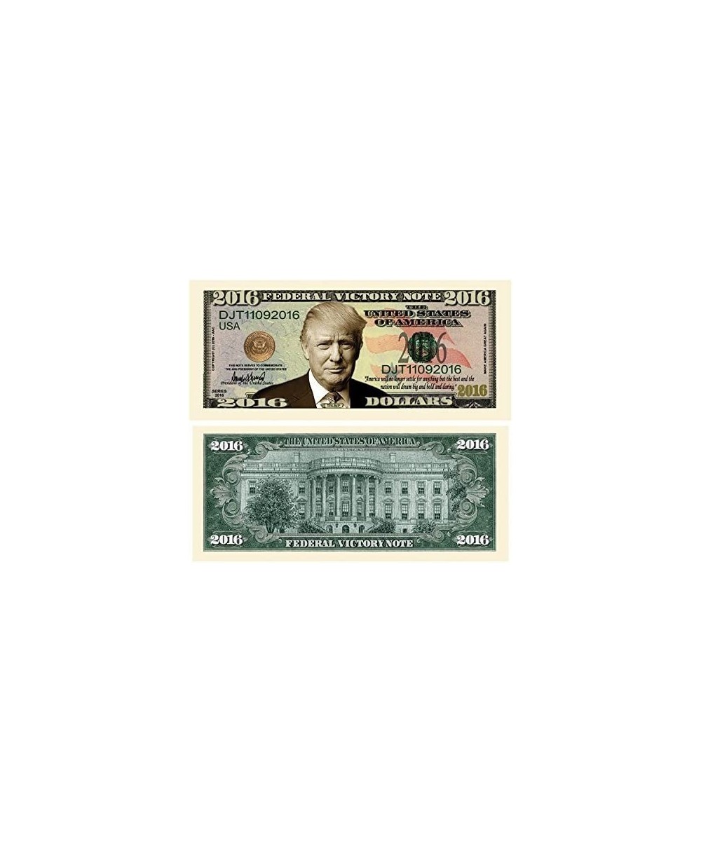 Pack of 25 - Donald Trump 2016 Federal Victory Limited Edition Presidential Dollar Bill $23.16 - Gags & Practical Joke Toys