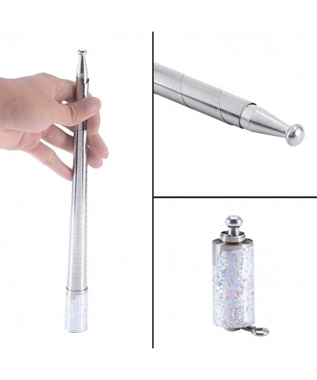 Appearing Cane Metal Silver Stage Magic Tricks Steel Magic Visual Trick Close Up and Pop Out Gimmick Tool $16.30 - Magic Kits...