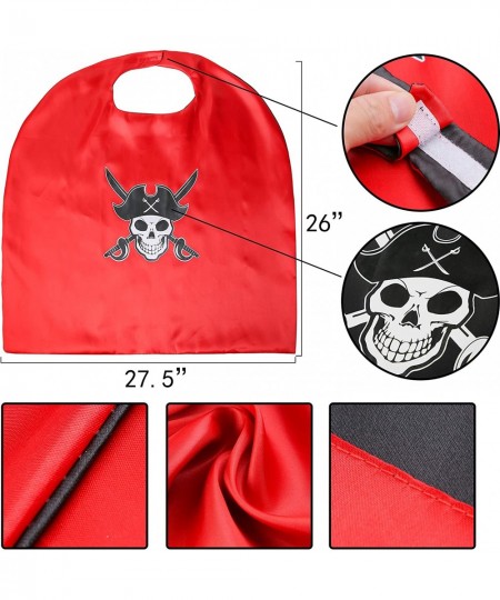 Pirate Dress Up Costume and Accessories Set Pirate Cape and Mask Buccaneer Costume Pirate Roleplay Cosplay Props $29.05 - Kid...