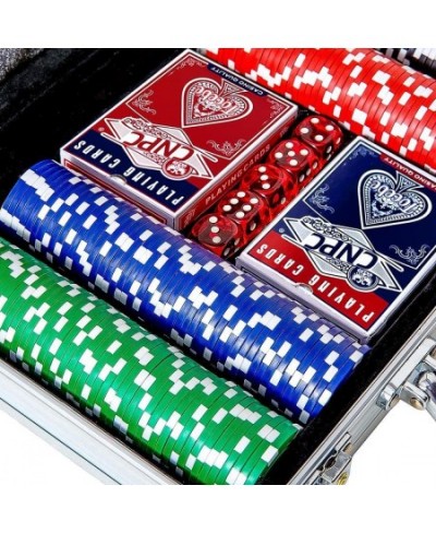 Deluxe Poker Chip Set 200PCS Poker Chips with Aluminum Case 11.5 Gram Casino Chips Set for Texas Holdem Blackjack Gambling Tr...