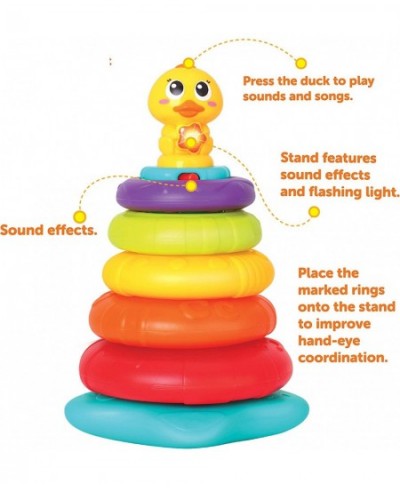 Baby Activity Center Flashing Baby Stack Toys with Shape Color Sorting Alphabet Activity Cube Music Cute Toys $33.62 - Early ...