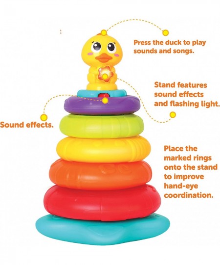 Baby Activity Center Flashing Baby Stack Toys with Shape Color Sorting Alphabet Activity Cube Music Cute Toys $33.62 - Early ...