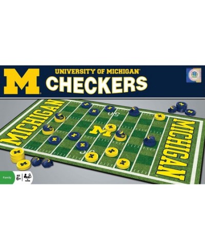 Family Game - NCAA Michigan Wolverines Checkers - Officially Licensed Board Game for Kids & Adults $34.45 - Board Games