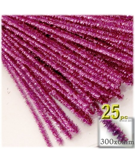 Chenille Sparkly Stems Pipe Cleaner 12-in (30-cm) 25-pc Light Gold $14.34 - Craft Pipe Cleaners