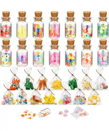 30 Pcs Cute Miniature Dollhouse Food Jar Glass Bottle Mini Dollhouse Accessories 1: 12 Doll Miniature Toys Miniature Dollhous...