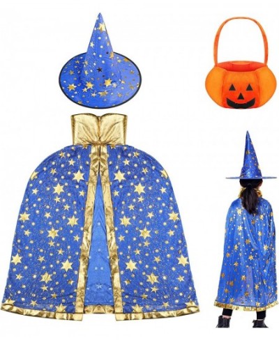 Halloween Wizard Cape Witch Cloak with Hat and Pumpkin Bag Children's Role Play Party Costume Props (3PCS Set) $17.12 - Kids'...