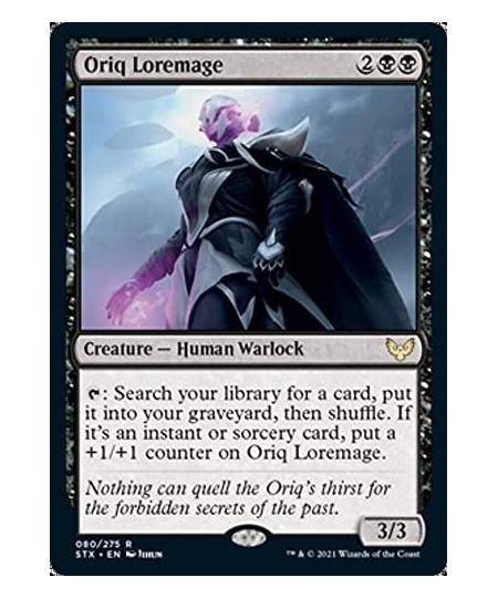 Magic: The Gathering - Oriq Loremage (080) - Foil - Strixhaven: School of Mages $12.75 - Trading Cards & Accessories