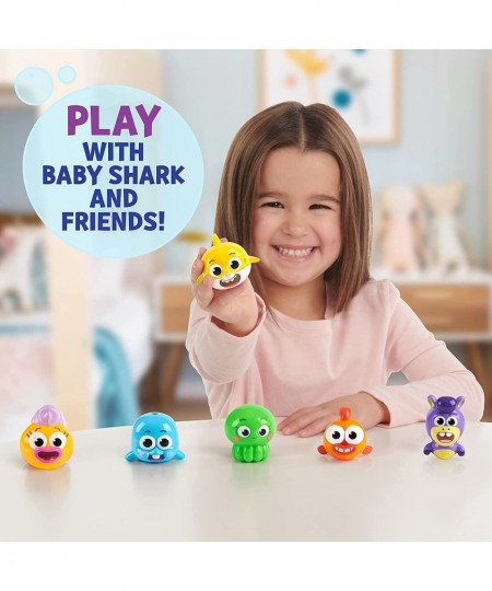 Baby Shark's Big Show! 6-Pack Collectible Figures – Official Baby Shark Toys – Includes Baby Shark William and Friends $15.71...