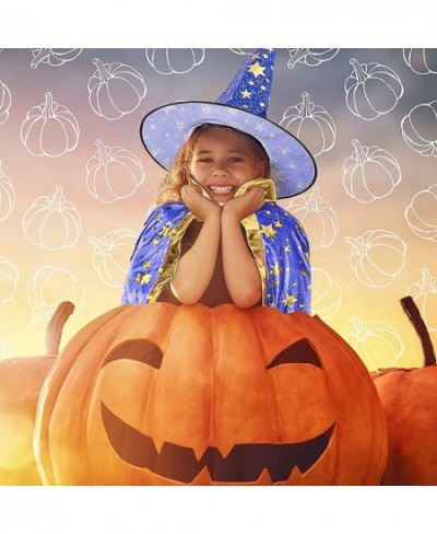 Halloween Wizard Cape Witch Cloak with Hat and Pumpkin Bag Children's Role Play Party Costume Props (3PCS Set) $17.12 - Kids'...