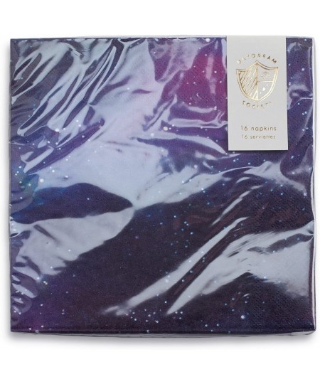 Galactic Outer Space/Galaxy Paper Party Napkins Pack of 16 $17.74 - Kids' Party Tableware