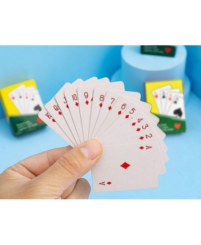 Mini Playing Card 2 Decks Set Small Casino Poker Game for Kids and Adults Tiny Deck of Novelty Party Gift for Girls and Boys ...