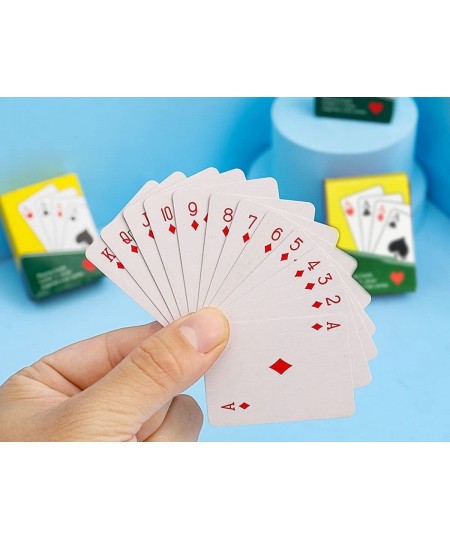 Mini Playing Card 2 Decks Set Small Casino Poker Game for Kids and Adults Tiny Deck of Novelty Party Gift for Girls and Boys ...