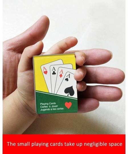 Mini Playing Card 2 Decks Set Small Casino Poker Game for Kids and Adults Tiny Deck of Novelty Party Gift for Girls and Boys ...