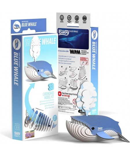 066 Blue Whale Eco-Friendly 3D Paper Puzzle [New Seal] $24.82 - 3-D Puzzles