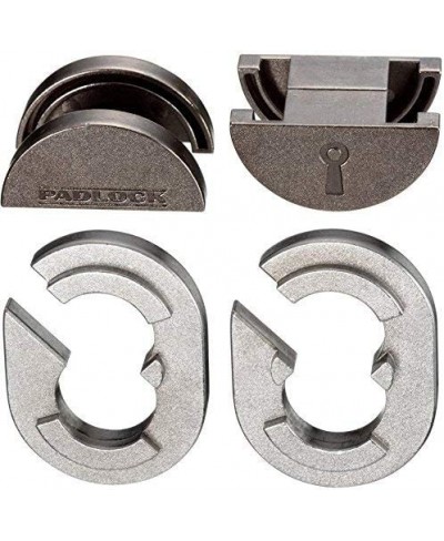 Padlock Hanayama Cast Metal Brain Teaser Puzzle (Level 5) Puzzles For Kids & Adults Ages 12 & Up Green $16.59 - Brain Teaser ...