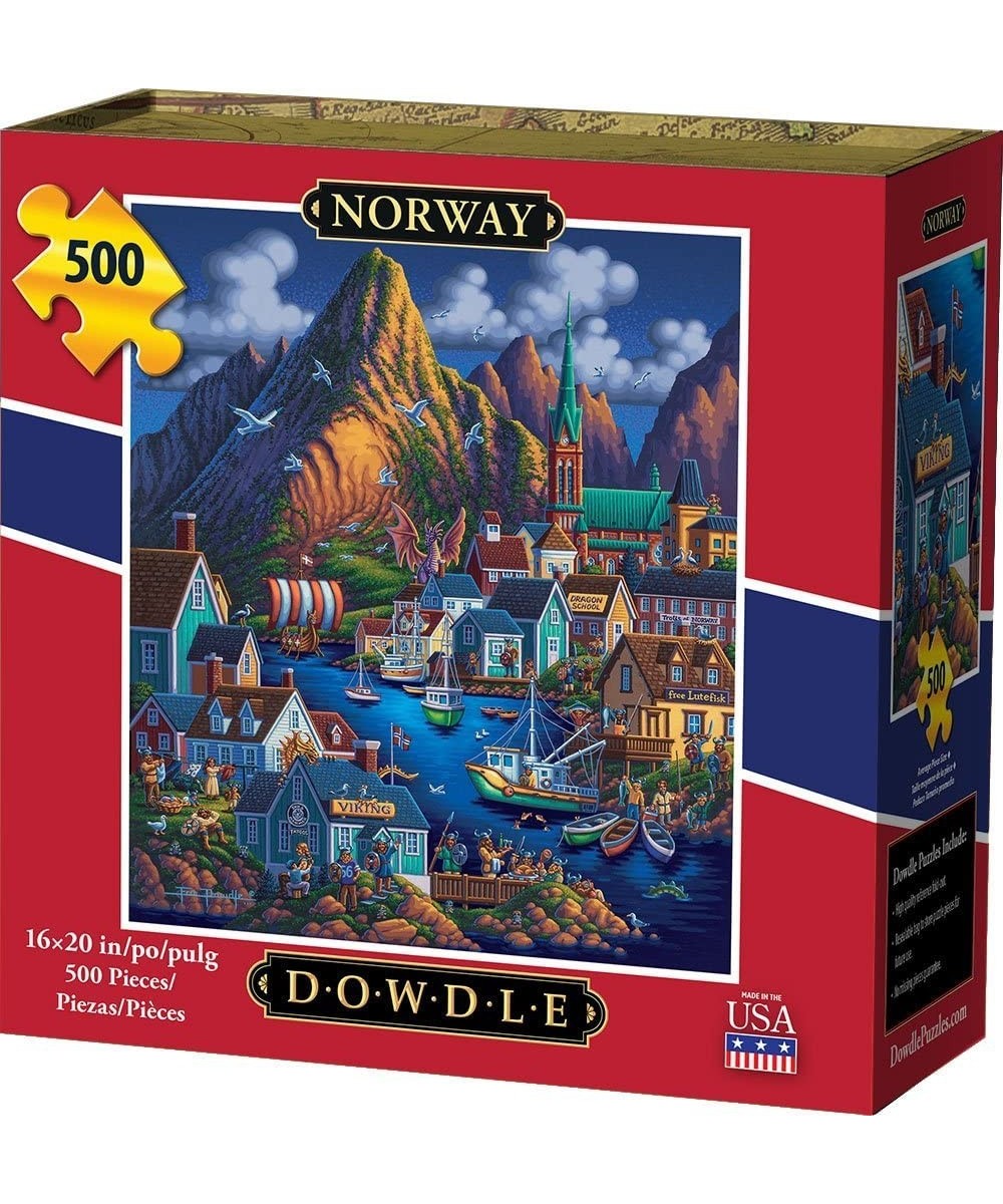 Dowdle Jigsaw Puzzle - Norway - 500 Piece $39.11 - Jigsaw Puzzles