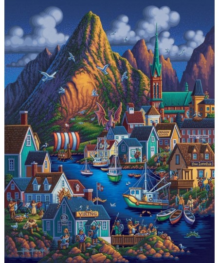 Dowdle Jigsaw Puzzle - Norway - 500 Piece $39.11 - Jigsaw Puzzles