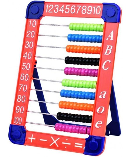 Abacus for Kids Math with 100 Beads Toddler Plastic Educational Counting Toy Montessori Manipulatives Maze Toy Gift for Kinde...