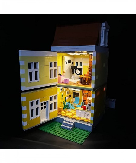 Powered Up Led Light Building Kit 1x4 Bricks/LEDs Power Function Programmale Light Toys Educational Building Blocks App Contr...