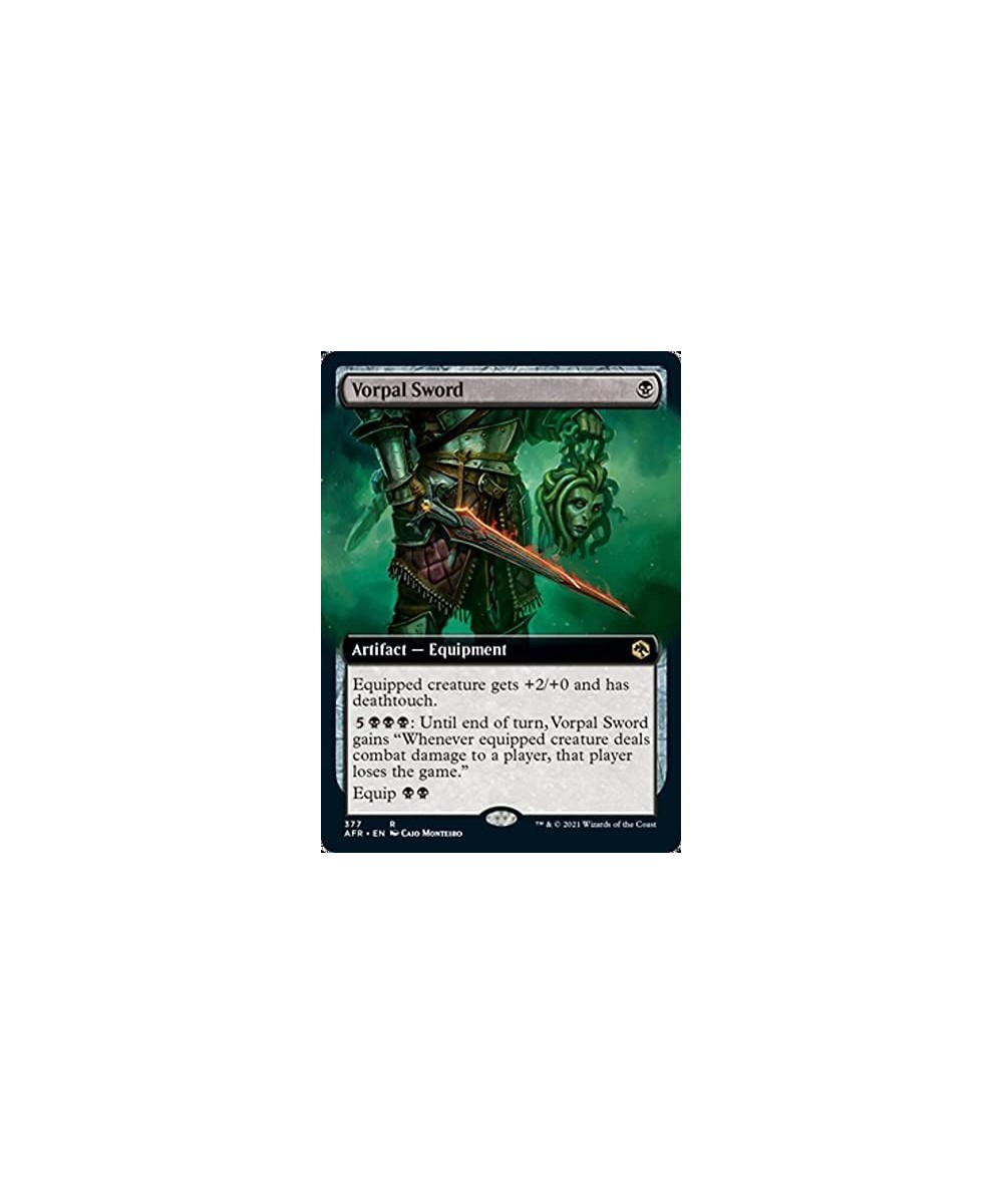 Magic: the Gathering - Vorpal Sword (377) - Extended Art - Adventures in The Forgotten Realms $12.04 - Trading Cards & Access...