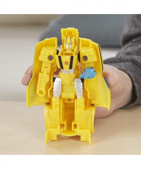 Toys Cyberverse Action Attackers: 1-Step Changer Bumblebee Action Figure Repeatable Sting Shot Action Attack Move for Childre...