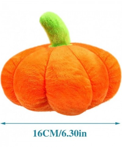 4 Pieces Stuffed Pumpkin Fluffy Pumpkin Plush Toy Thanksgiving Halloween Pumpkins Decorative Couch Throw Pillow Pumpkin Toys ...