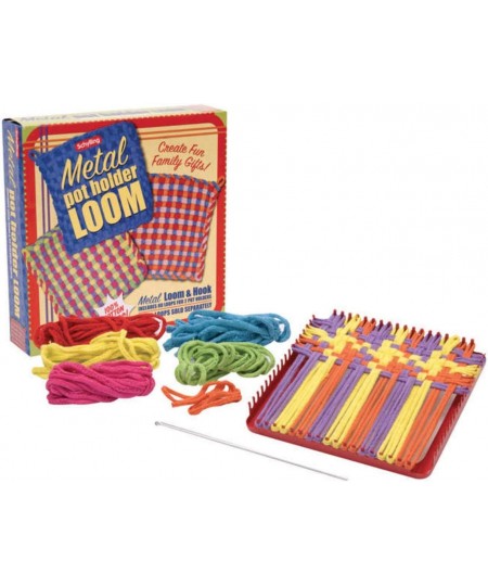 Metal Pot Holder Loom Kit & 40 Loop Refills Gift Set Bundle (Colors May Vary) $50.51 - Craft Kits