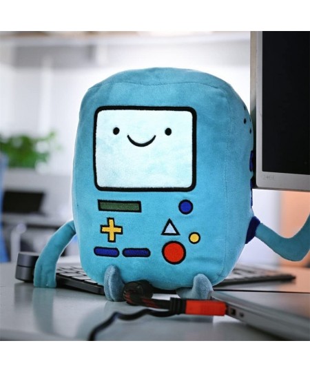 Adventure Time Limited Edition BMO Toy Figure Soft Stuffed Animal Dolls Kids Birthday Gift Cartoon Collection One Size Blue $...