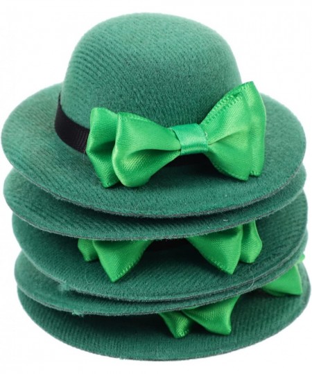 St. Patricks Day Party Hat Mini Green Party Bow tie Hats St. Paddys Day Dolls Pet Novelty Hat Shamrock Beer Bottle Covers for...