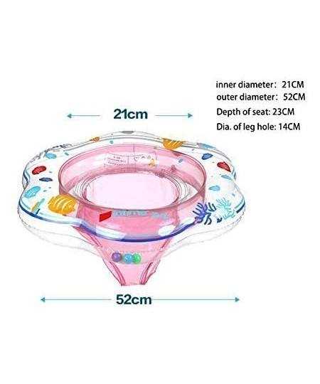 Baby Swimming Ring Floats with Safety Seat Double Baby Airbags Floating PVC Inflatable Baby Swim Float Seat Swimming Ring Poo...