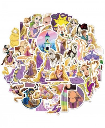 Tangled Rapunzel Stickers for Water Bottles 50 Pcs Cute Waterproof Aesthetic Trendy Stickers for Teens Girls Perfect for Wate...