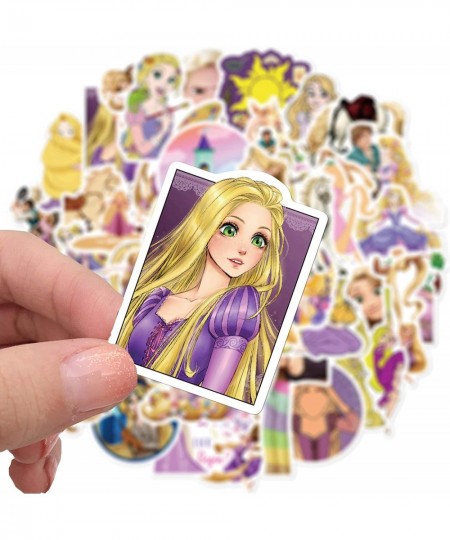 Tangled Rapunzel Stickers for Water Bottles 50 Pcs Cute Waterproof Aesthetic Trendy Stickers for Teens Girls Perfect for Wate...