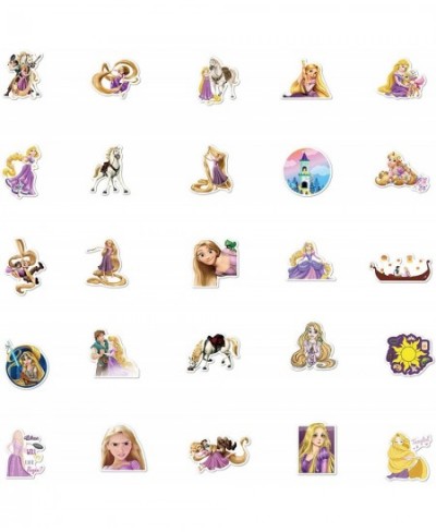 Tangled Rapunzel Stickers for Water Bottles 50 Pcs Cute Waterproof Aesthetic Trendy Stickers for Teens Girls Perfect for Wate...