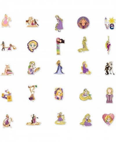 Tangled Rapunzel Stickers for Water Bottles 50 Pcs Cute Waterproof Aesthetic Trendy Stickers for Teens Girls Perfect for Wate...