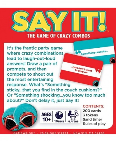 Say It! The Game of Crazy Combos 5 $19.79 - Board Games