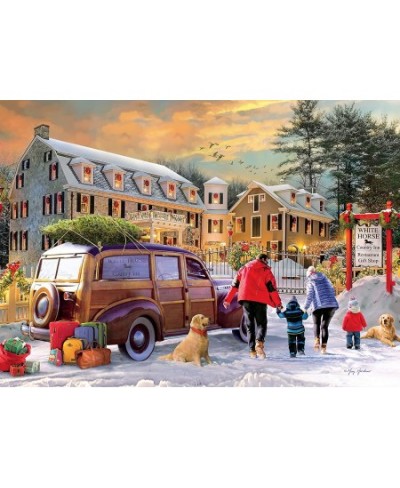 Classic Christmas - White Horse Inn - 1000 Piece Jigsaw Puzzle $20.38 - Jigsaw Puzzles