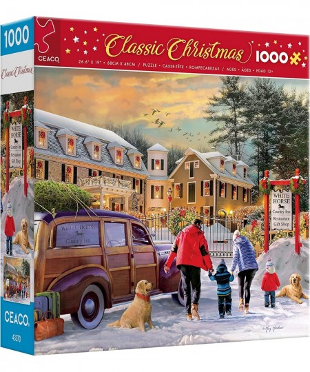 Classic Christmas - White Horse Inn - 1000 Piece Jigsaw Puzzle $20.38 - Jigsaw Puzzles