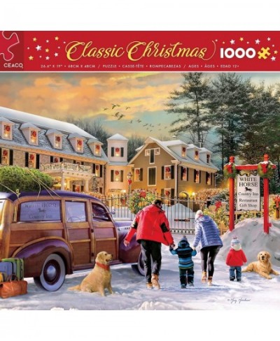 Classic Christmas - White Horse Inn - 1000 Piece Jigsaw Puzzle $20.38 - Jigsaw Puzzles