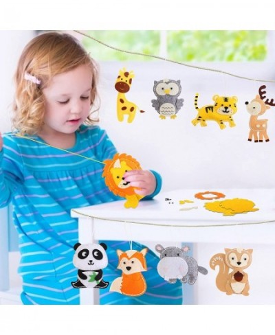 Sewing Kit for Kids Ages 8-12 Craft Kits for Kids Children Birthday Gifts Educational Toys Set of 12 Woodland Animal DIY Kits...