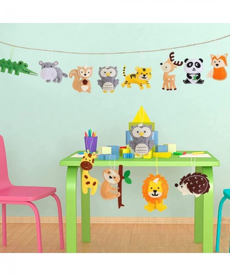 Sewing Kit for Kids Ages 8-12 Craft Kits for Kids Children Birthday Gifts Educational Toys Set of 12 Woodland Animal DIY Kits...