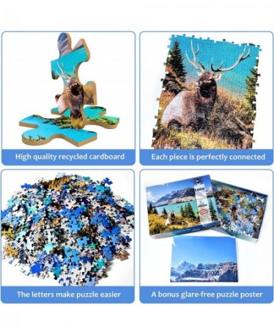 Jigsaw Puzzles for Adults 1000 Piece Puzzle for Adults 1000 Pieces Puzzle 1000 Pieces-Canadian Rocky Mountain Lake $24.25 - J...