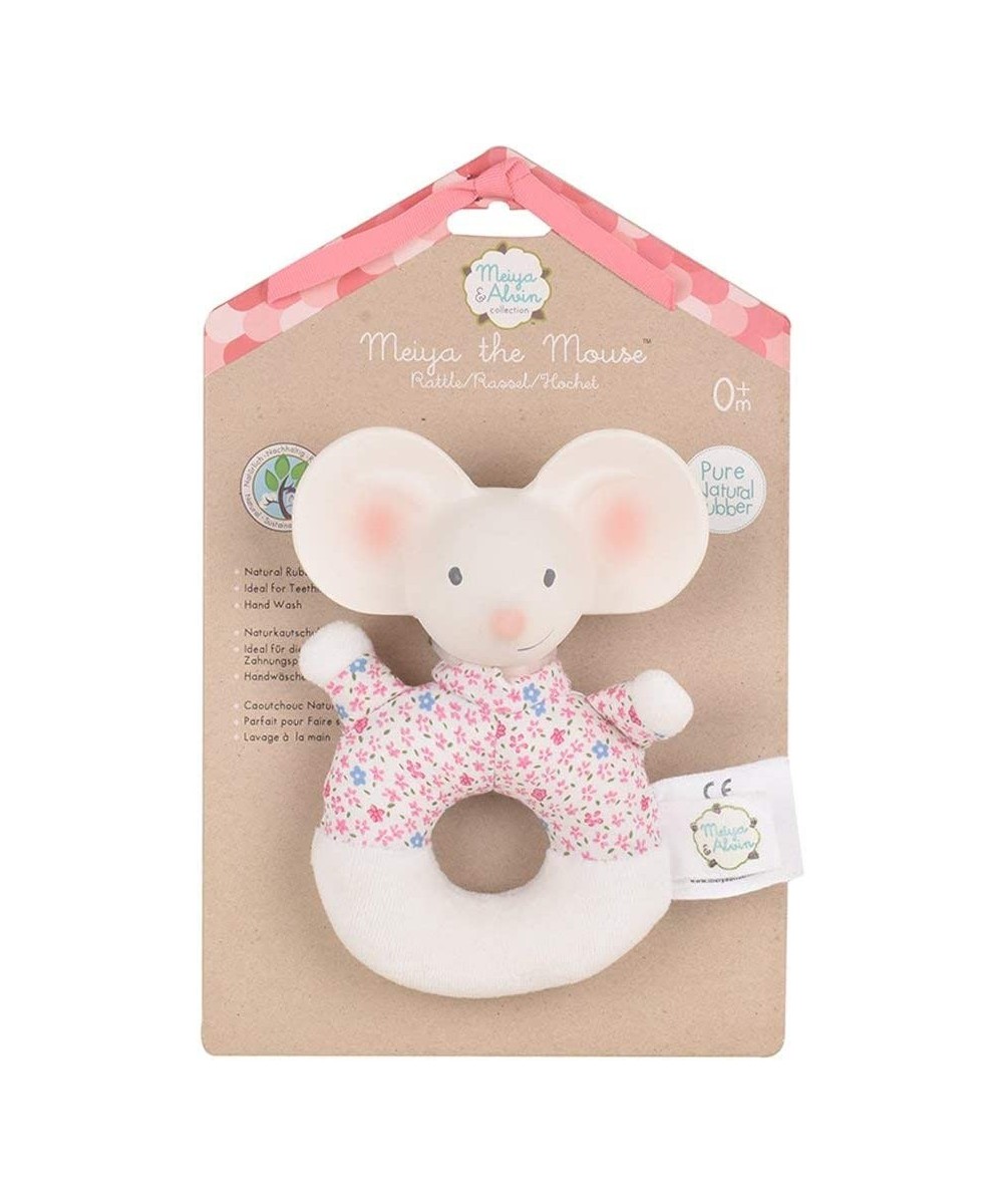 Tikiri Meiya The Mouse Soft Rattle with Rubber Head (Pink) $38.73 - Baby Rattles & Plush Rings