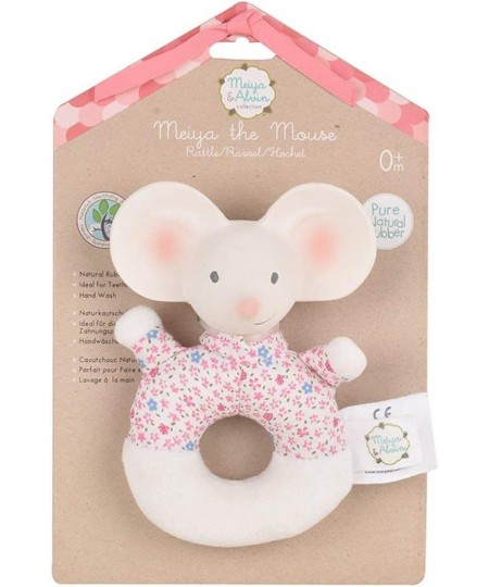 Tikiri Meiya The Mouse Soft Rattle with Rubber Head (Pink) $38.73 - Baby Rattles & Plush Rings